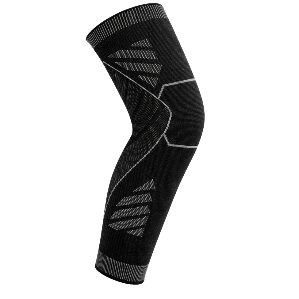Wolf Full-Leg Compression Sleeves (Single) - Black