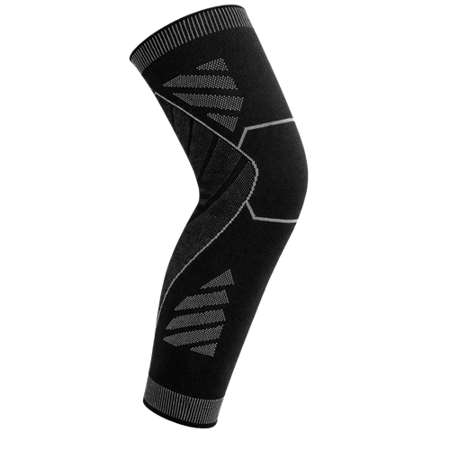 Wolf Full-Leg Compression Sleeves (Single) - Black