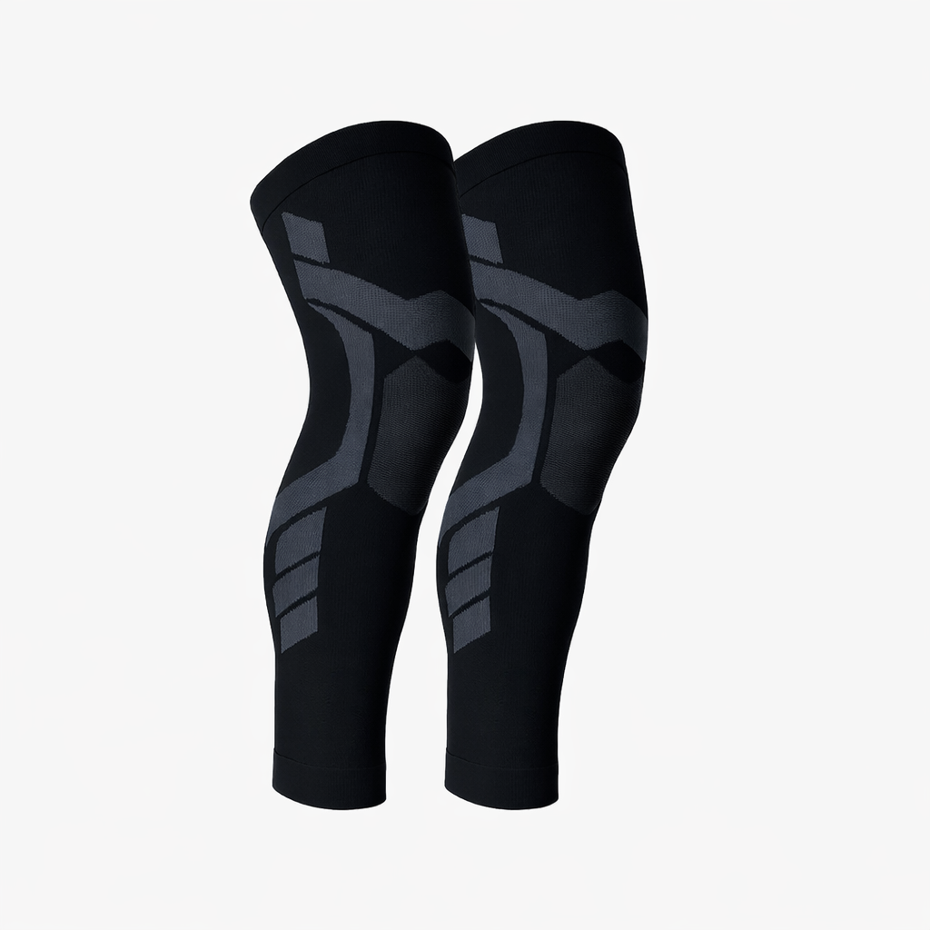 Wolf Full-Leg Compression Sleeves (Pair) - Black